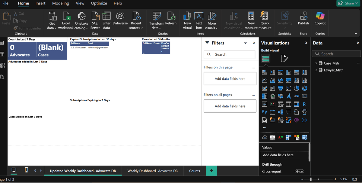 Screenshot of LegalLens: Real-Time Justice Insights