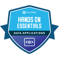 Data Application Builders Workshop Badge